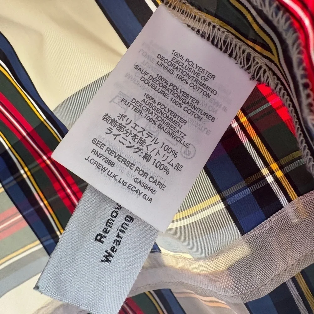 Crewcuts Plaid Party Christmas Dress Size 6